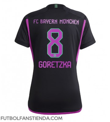Bayern Munich Leon Goretzka #8 Segunda Equipación Mujer 2023-24 Manga Corta